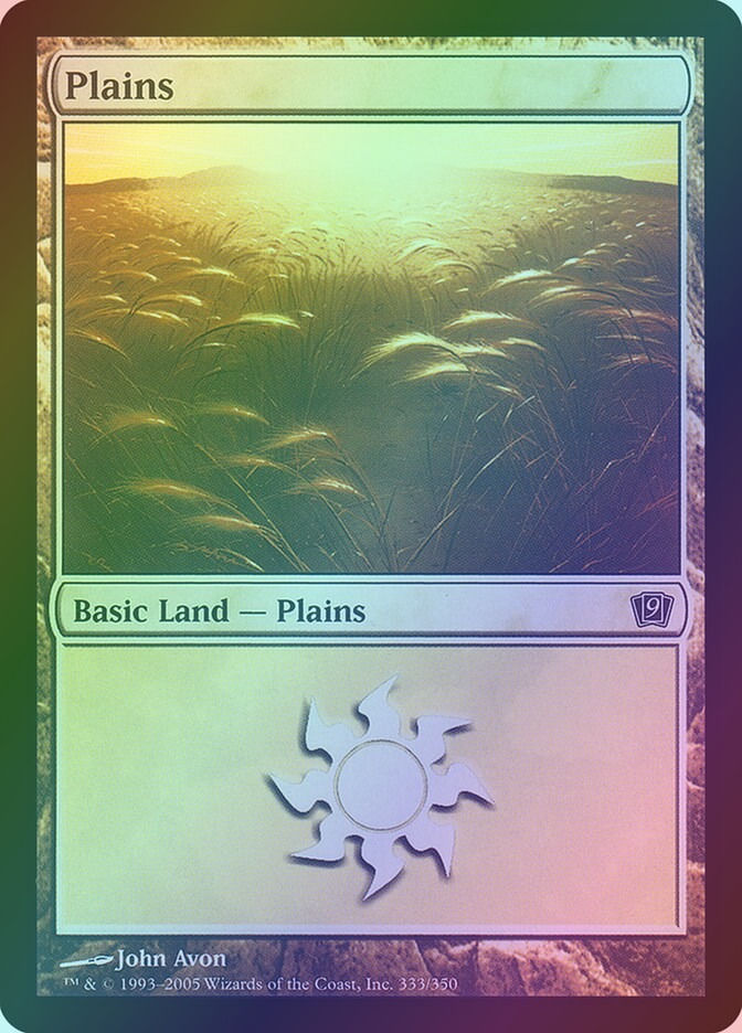 Plains (9ED) (333★) / Foil