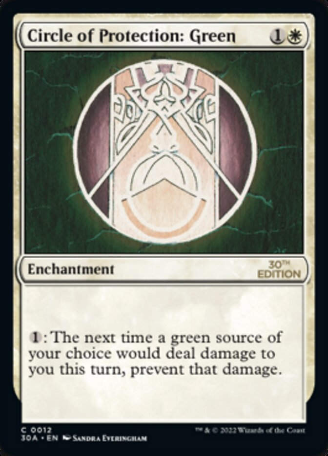 Circle of Protection: Green (30a)