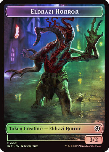 Eldrazi Horror (TINR) (1) // Human Soldier (TINR) (3) / Foil