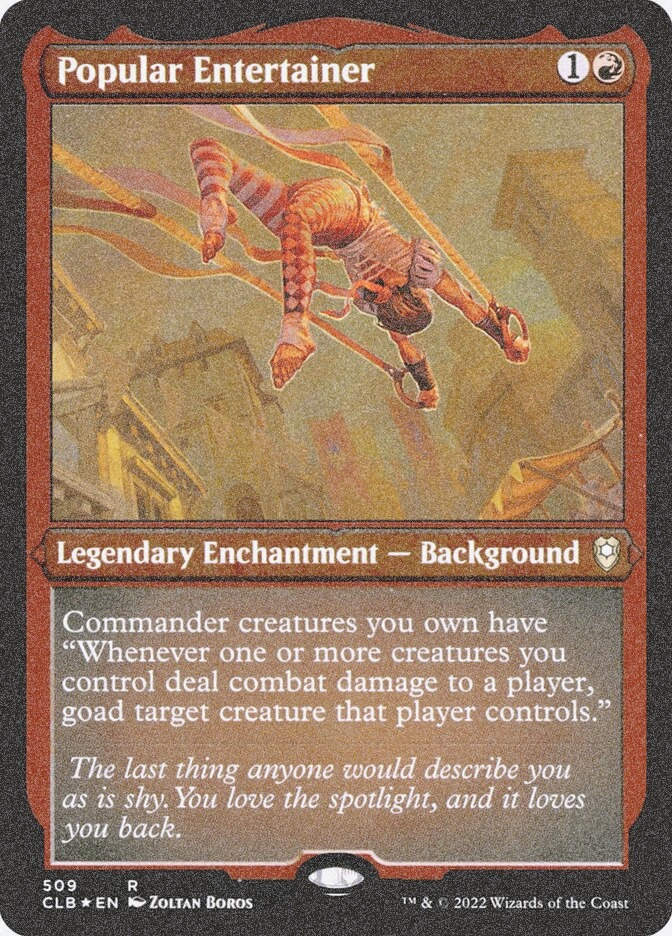 Popular Entertainer (CLB) (509) / Foil Etched