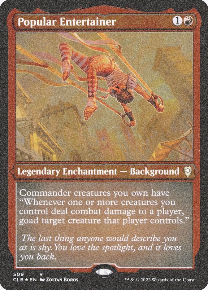 Popular Entertainer (CLB) (509) / Foil Etched