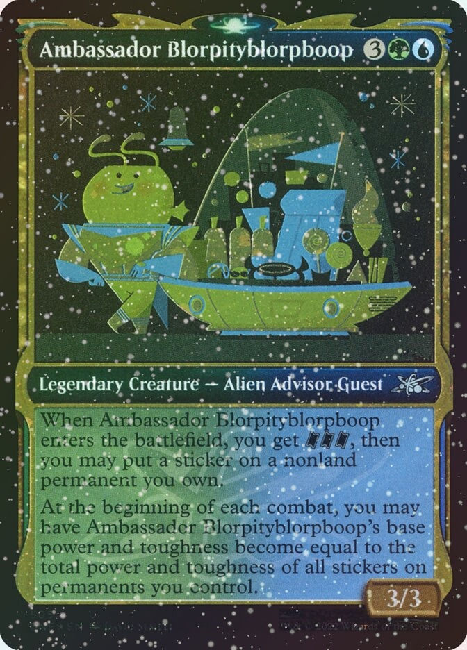 Ambassador Blorpityblorpboop (UNF) (505) / Showcase / Galaxy Foil