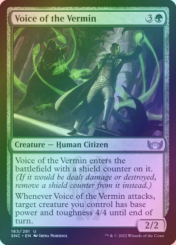 Voice of the Vermin (SNC) (163) / Foil