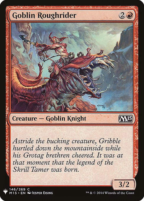 Goblin Roughrider (PLST) (M15-146)
