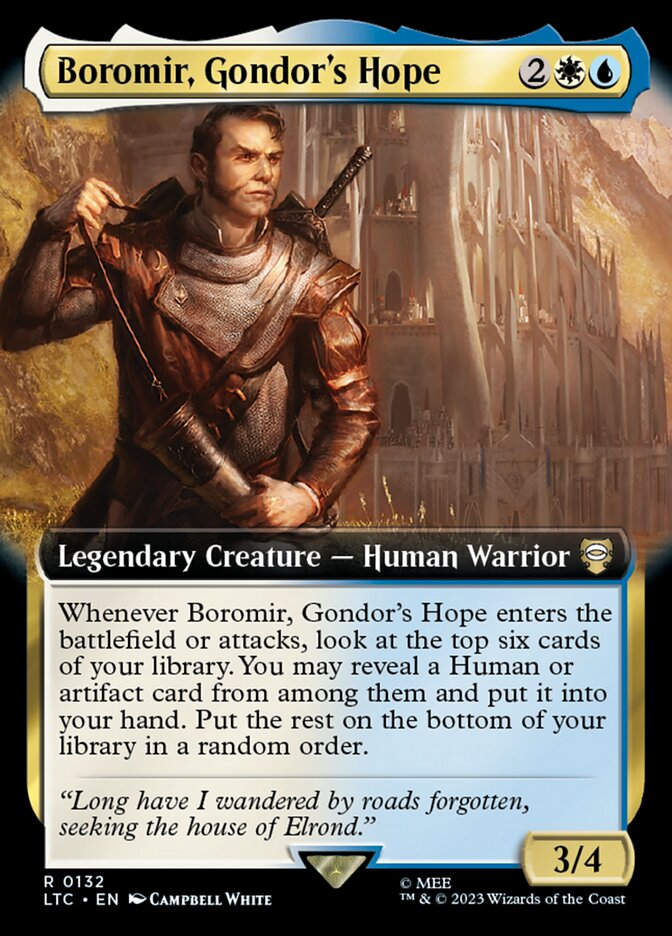 Boromir, Gondor's Hope (LTC) (132) / Extended Art