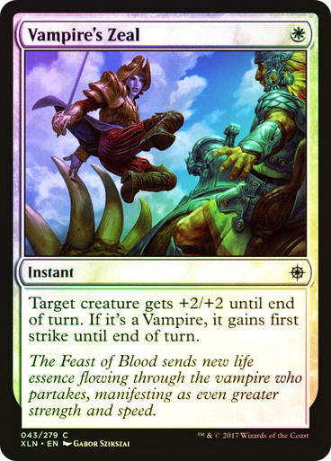 Vampire's Zeal (XLN) (43) / Foil