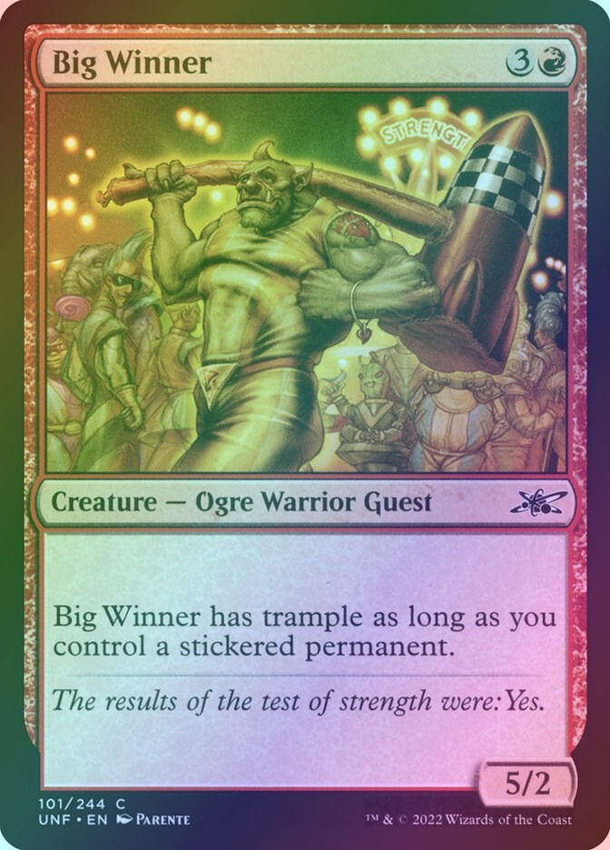 Big Winner (UNF) (101) / Foil