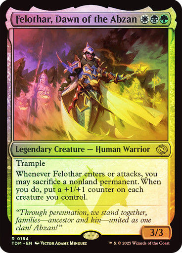 Felothar, Dawn of the Abzan (TDM) (184) / Foil