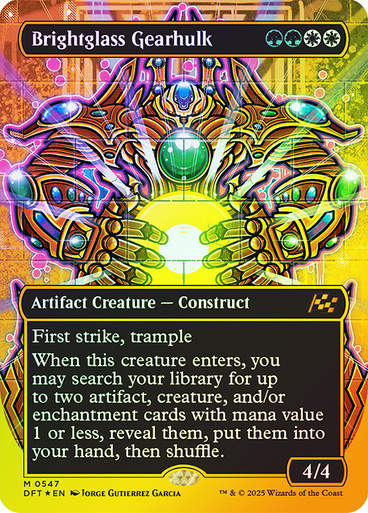Brightglass Gearhulk (DFT) (547) / Borderless  / First Place Foil