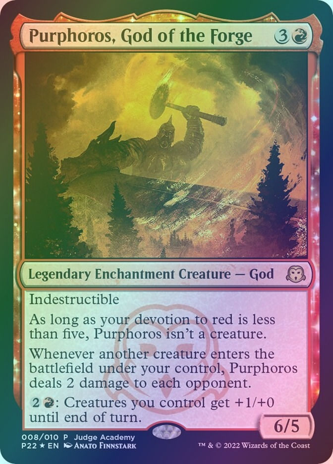 Purphoros, God of the Forge (P22) (8) / Foil