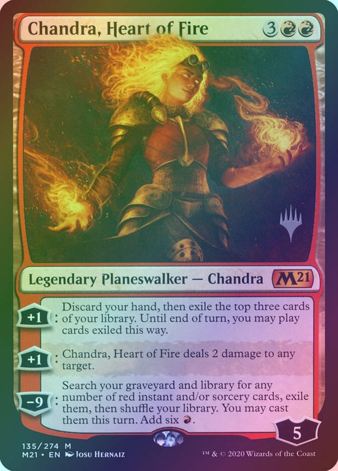 Chandra, Heart of Fire (PM21) (135p) / Foil