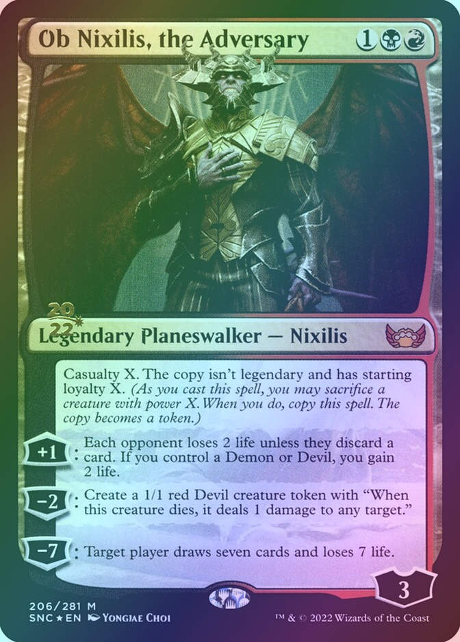 Ob Nixilis, the Adversary (PSNC) (206s) / Foil