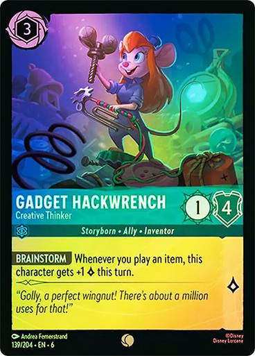 Gadget Hackwrench - Creative Thinker (LOR_AZU) / Foil