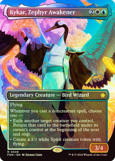 Kykar, Zephyr Awakener (FDN) (348) / Foil / Borderless
