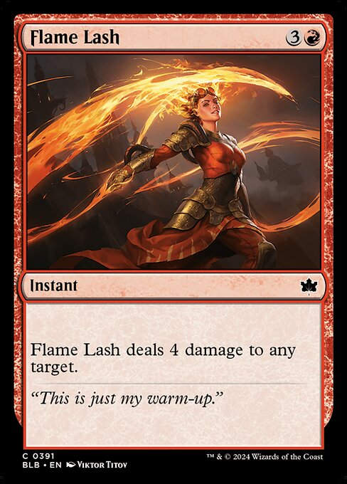 Flame Lash (blb) (391) / Starter Deck