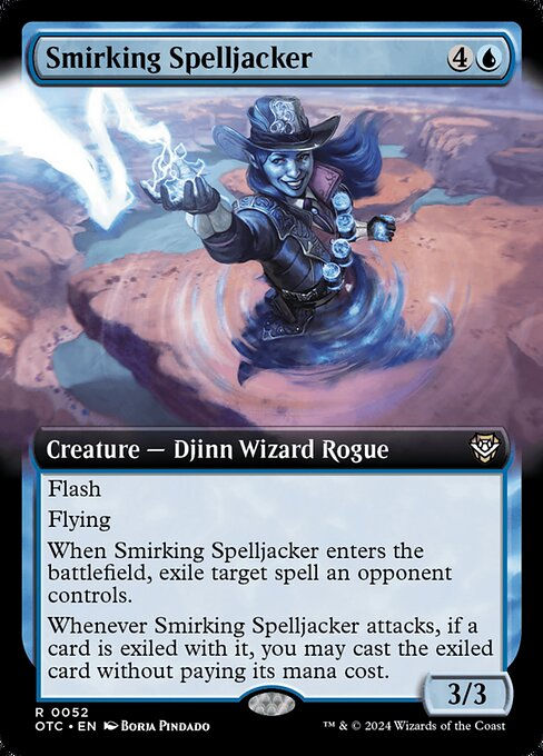 Smirking Spelljacker (otc) (52) / Extended Art