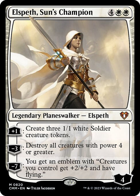 Elspeth, Sun's Champion (cmm) (Commander Deck)