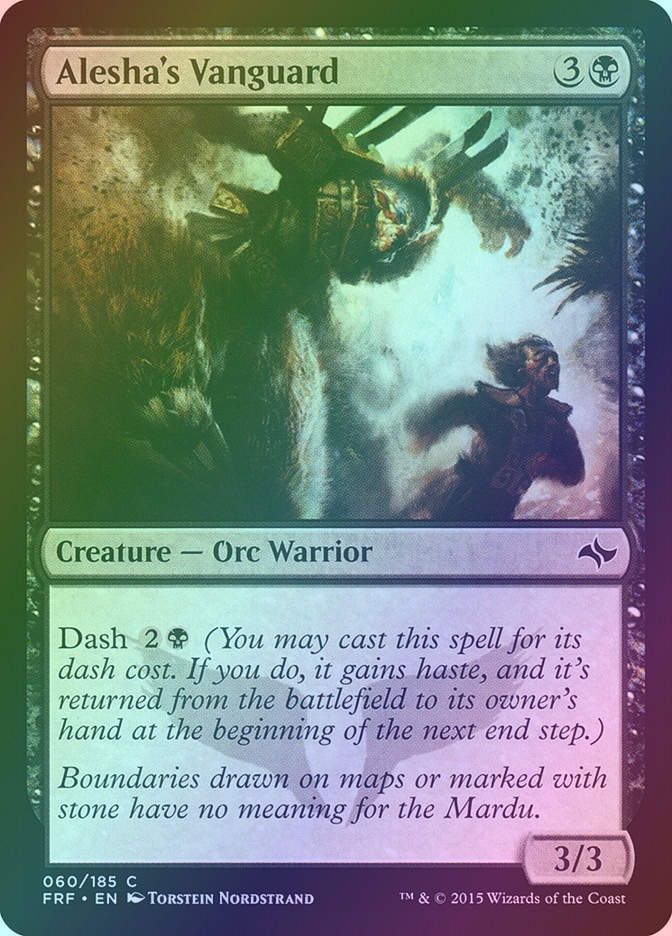 Alesha's Vanguard (FRF) (60) / Foil