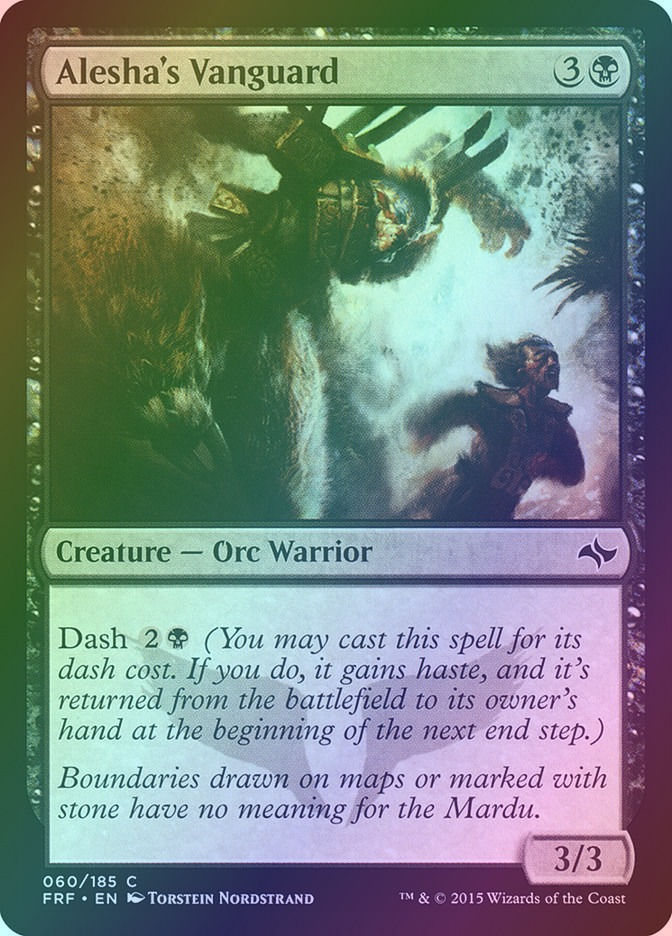 Alesha's Vanguard (FRF) (60) / Foil