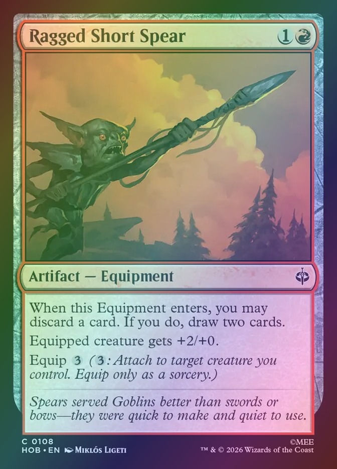 Ragged Short Spear (HOB) (108) / Foil
