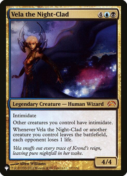 Vela the Night-Clad (PLST) (PC2-107)