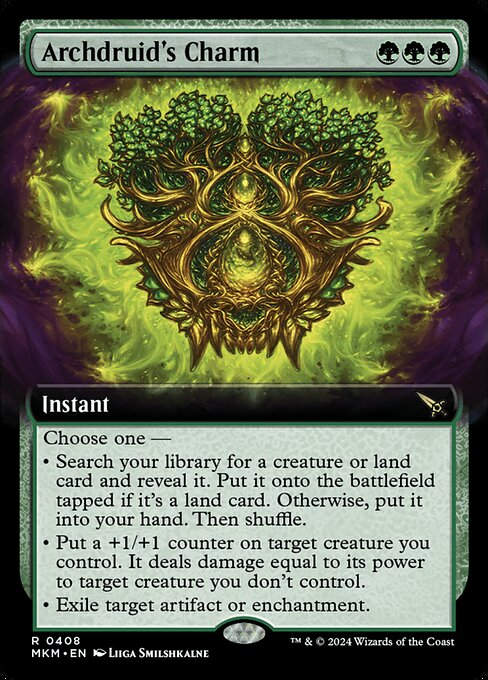 Archdruid's Charm (mkm) (408) / Extended Art