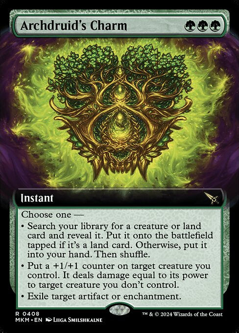 Archdruid's Charm (mkm) (408) / Extended Art