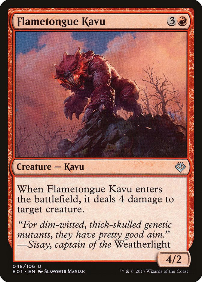 Flametongue Kavu (E01) (48)