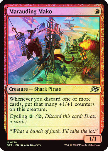 Marauding Mako (DFT) (138) / Foil