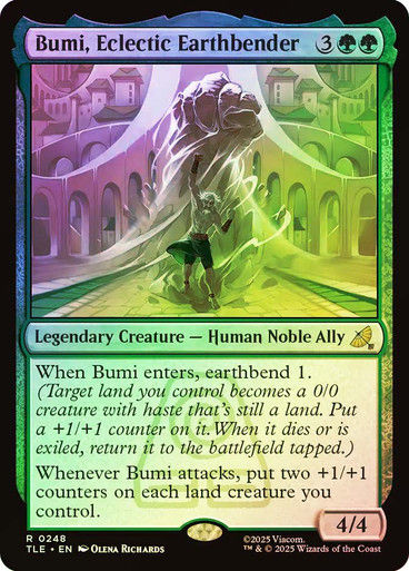Bumi, Eclectic Earthbender (TLE) (248) / Foil