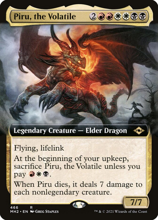 Piru, the Volatile (MH2) (466) / Extended Art