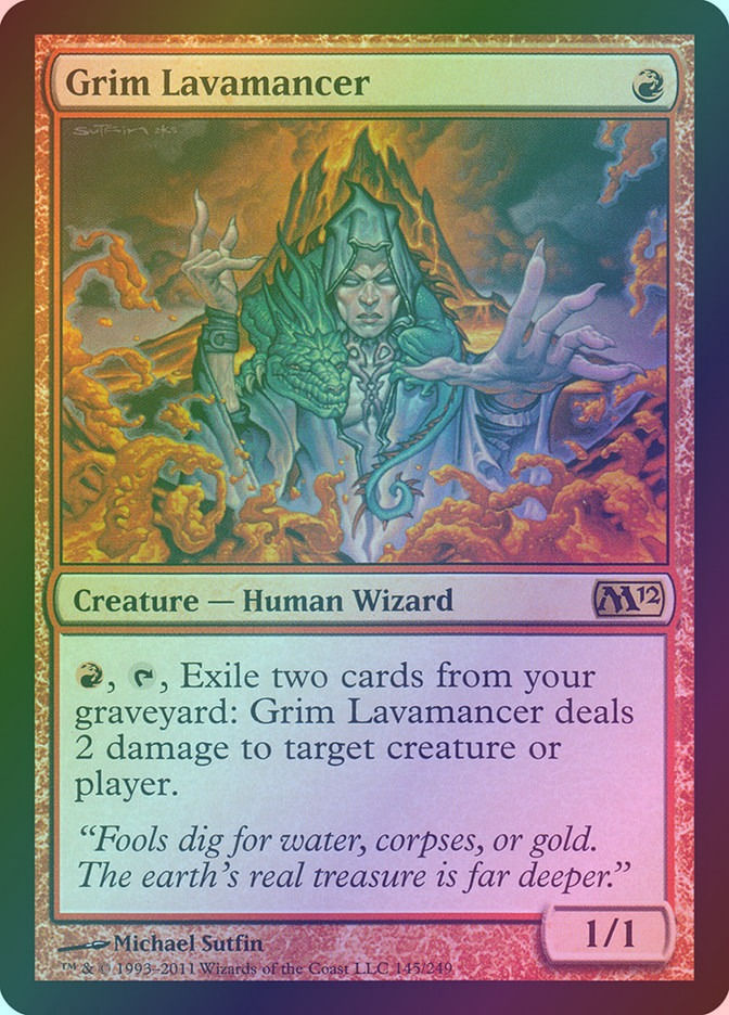 Grim Lavamancer (M12) (145) / Foil