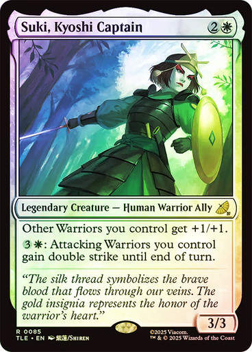 Suki, Kyoshi Captain (TLE) (85) / Foil