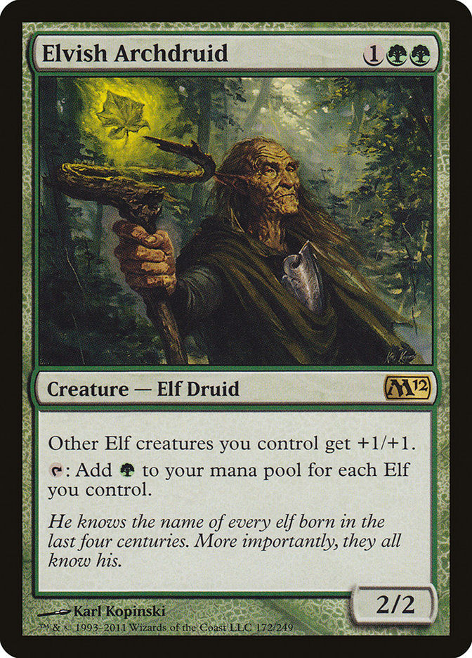 Elvish Archdruid (M12) (172)