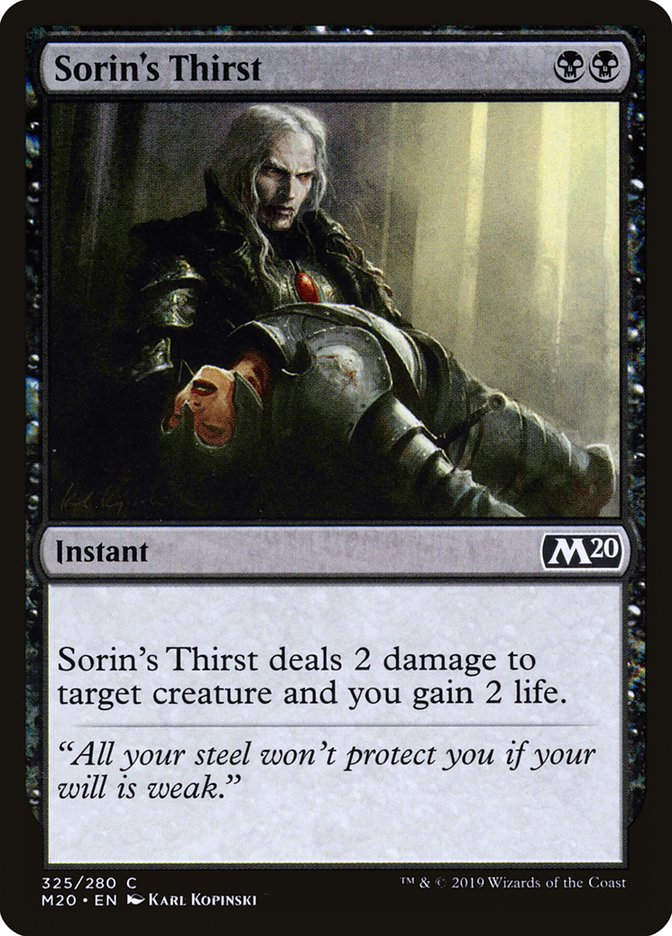 Sorin's Thirst (M20) (325)