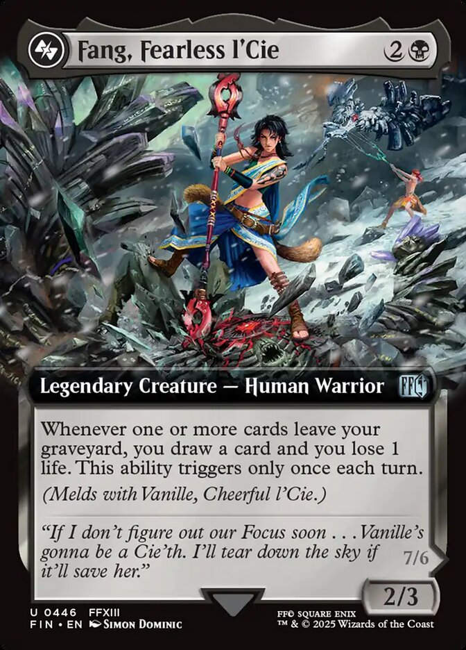 Fang, Fearless l'Cie (FIN) (446) / Extended Art