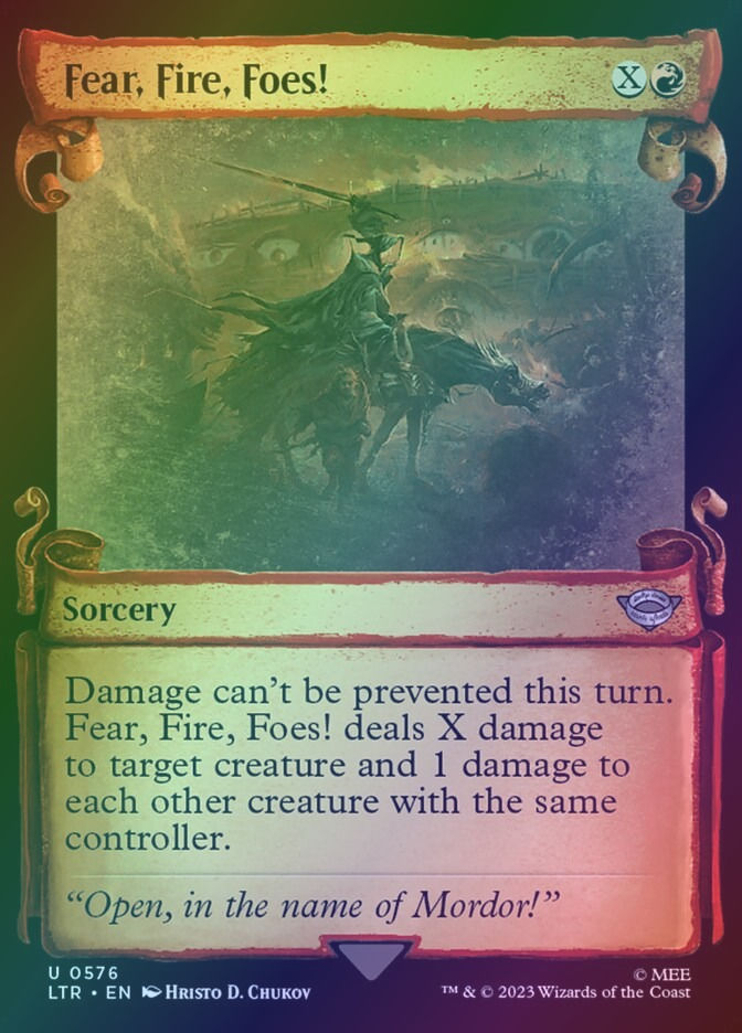 Fear, Fire, Foes! (LTR) (576) / Showcase / Foil