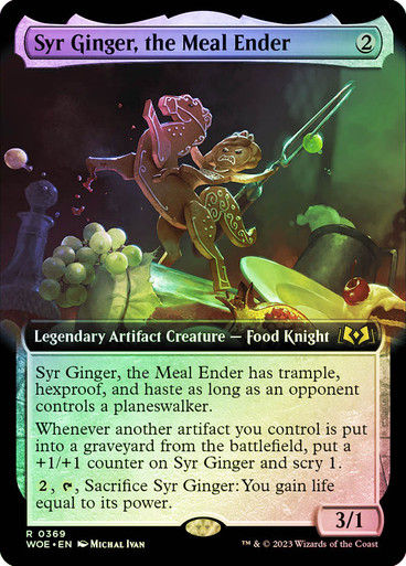 Syr Ginger, the Meal Ender (woe) / Extended Art Foil