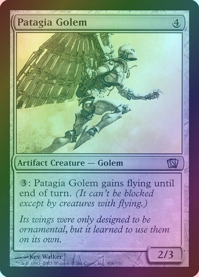 Patagia Golem (8ED) (308★) / Foil
