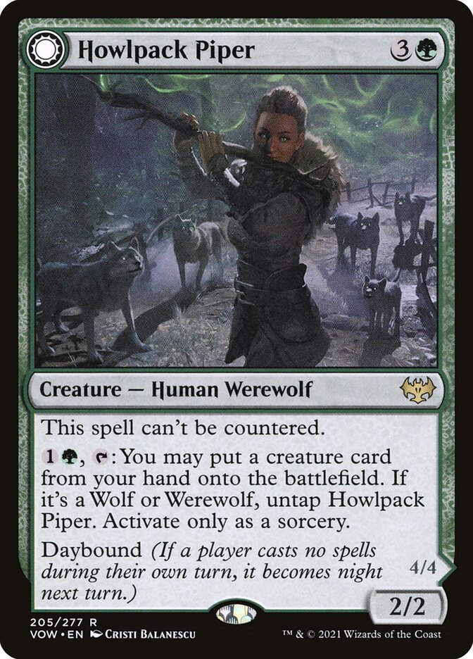 Howlpack Piper // Wildsong Howler (VOW) (205)