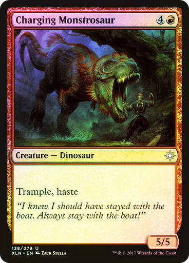 Charging Monstrosaur (XLN) (138) / Foil