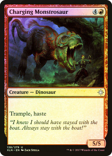 Charging Monstrosaur (XLN) (138) / Foil
