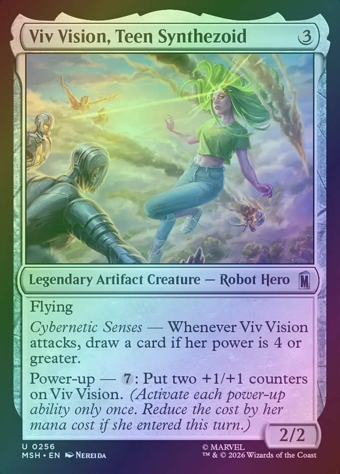 Viv Vision, Teen Synthezoid (MSH) (256) / Foil