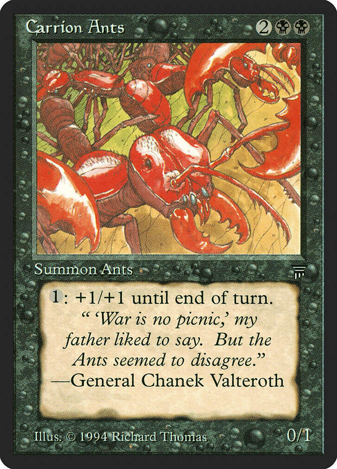 Carrion Ants (leg)
