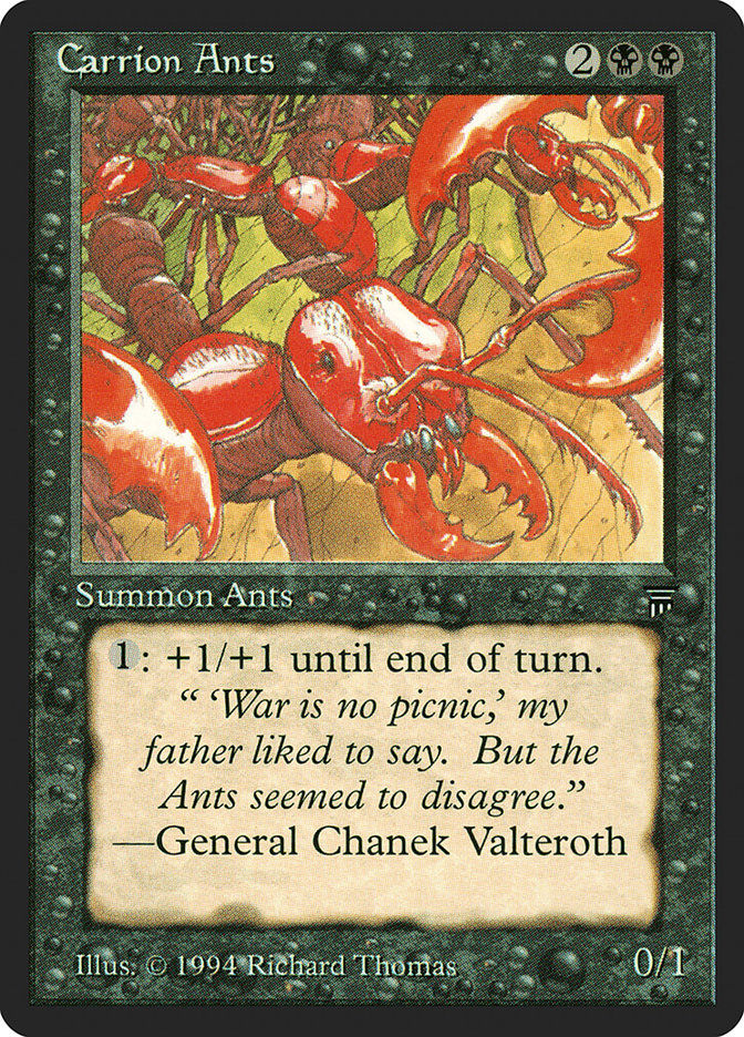 Carrion Ants (leg)