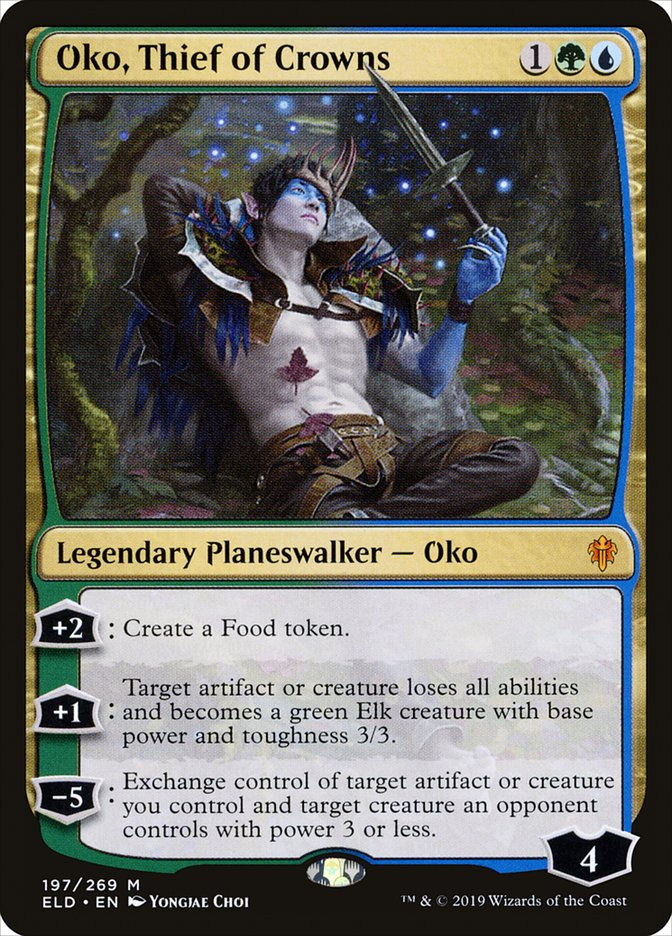 Oko, Thief of Crowns (ELD) (197)