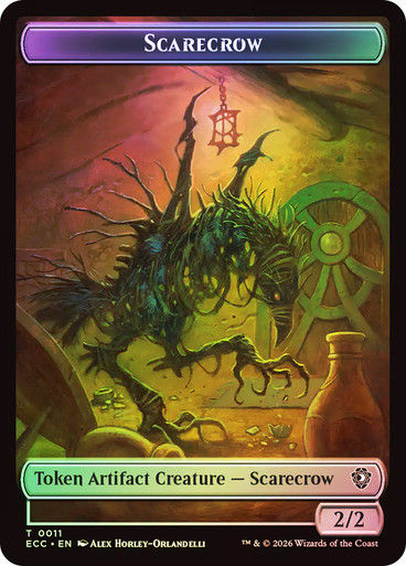 Saproling // Scarecrow (TECC) / Foil — cara 2 de 2
