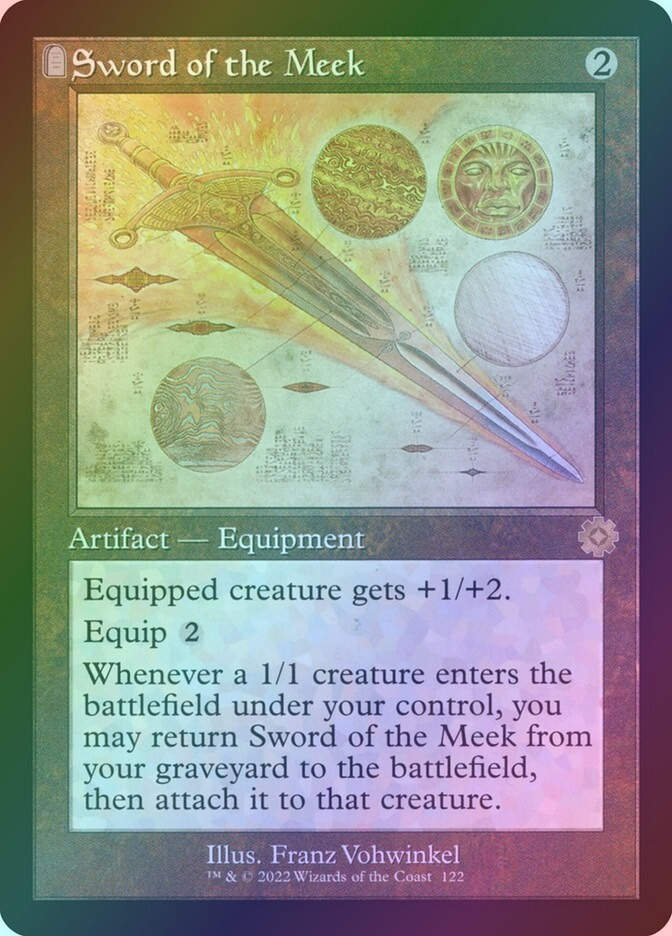 Sword of the Meek (BRR) (122) / Foil / Schematic