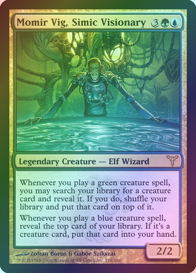 Momir Vig, Simic Visionary (DIS) (118) / Foil