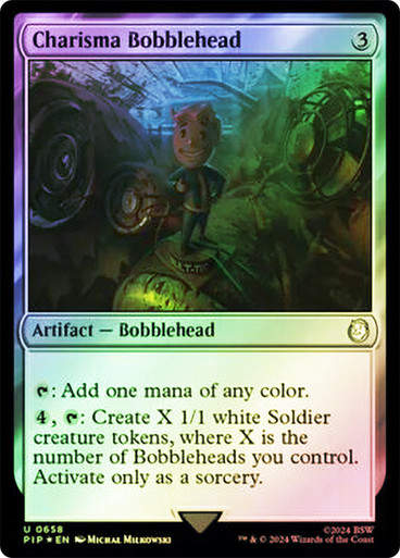 Charisma Bobblehead (pip) (658) / Surge Foil